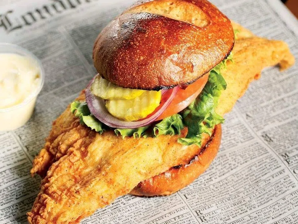 Caplinger's lobster roll, ranked among the best in the USA